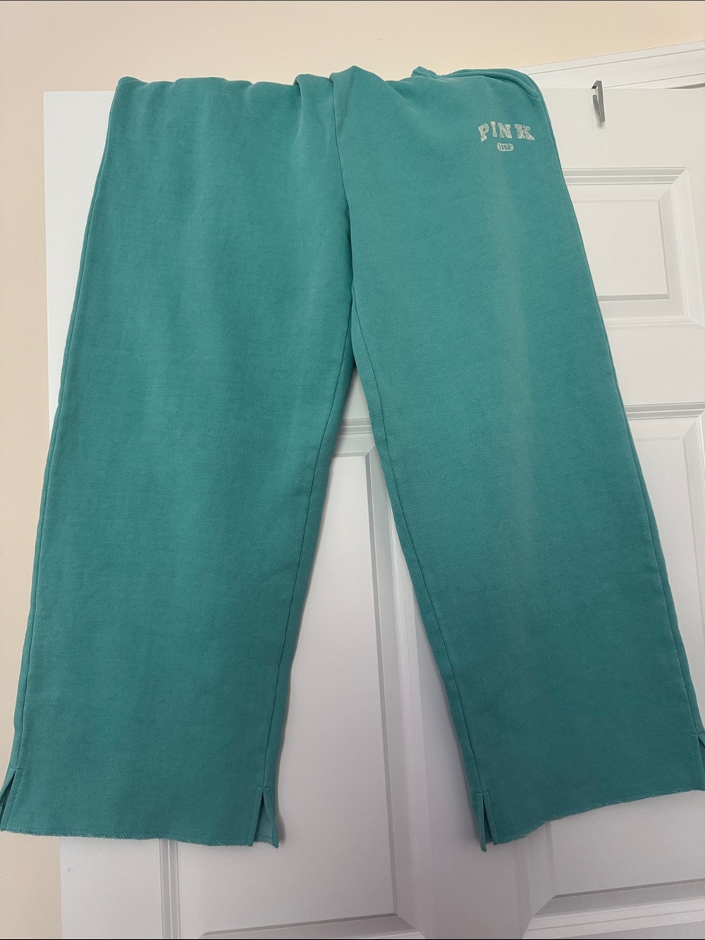 PINK Victoria's Secret Girls Teal Lounge Pants